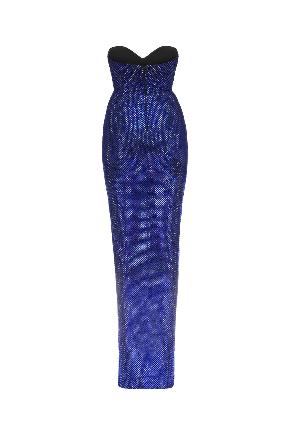 CRYSTALLIZED BUSTIER LONG DRESS