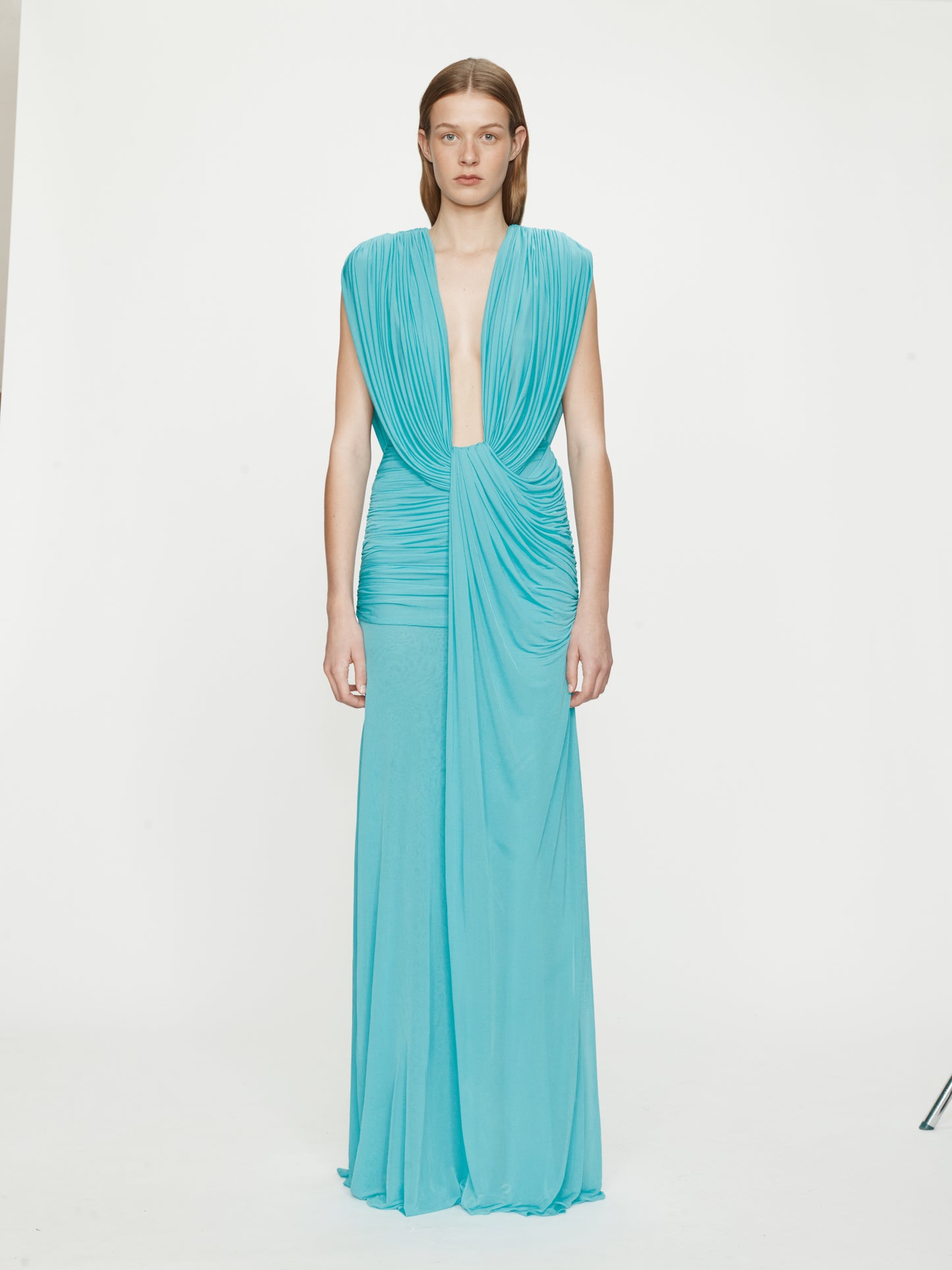 RIPPLE DRAPE GOWN
