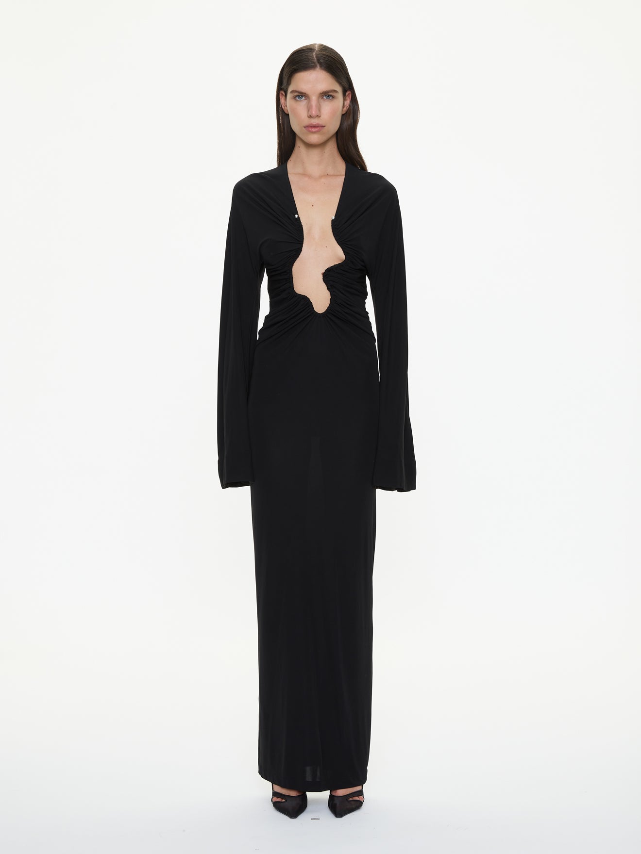SALACIA RUCHED L/S
DRESS