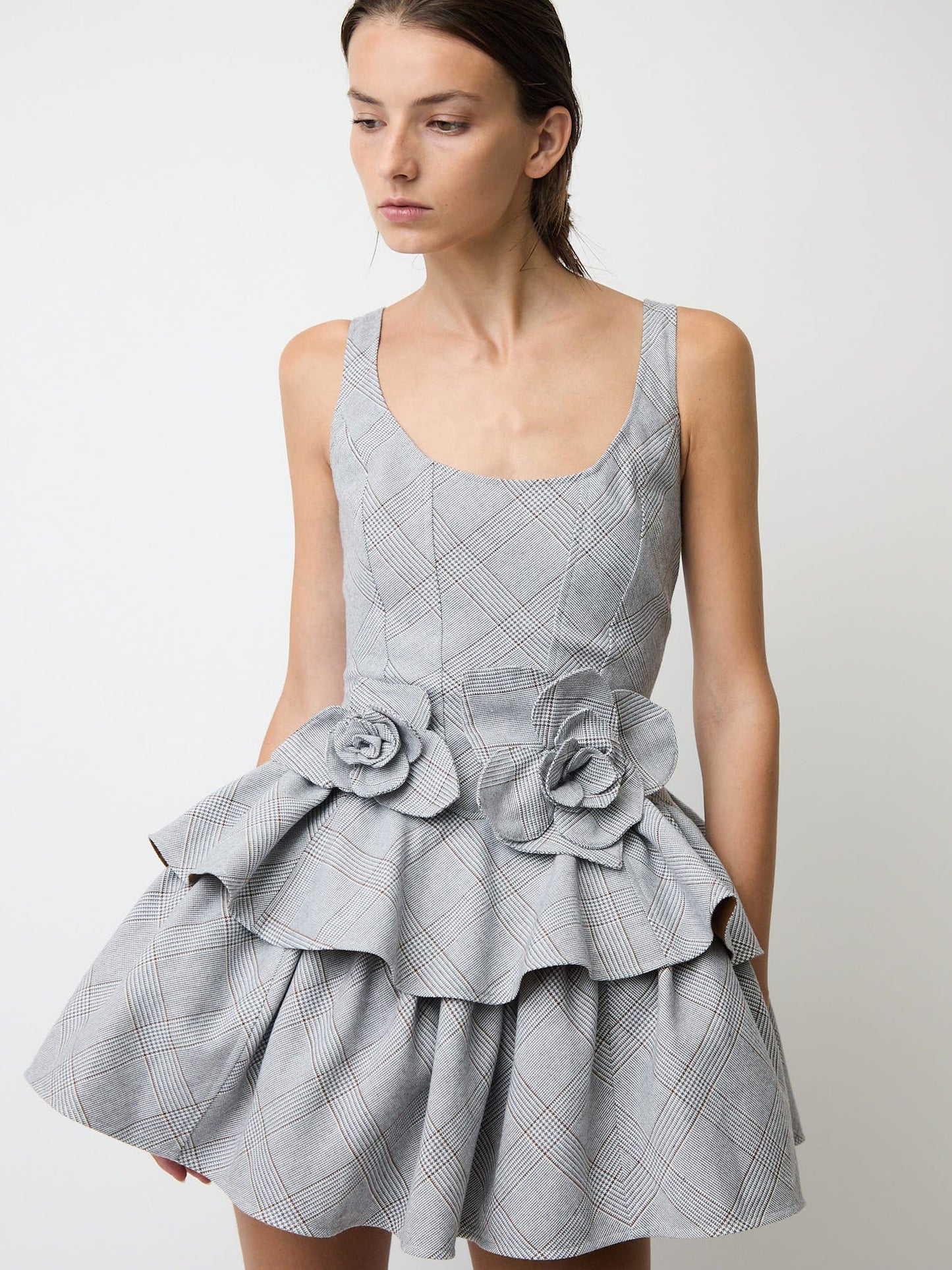 The Devyn plaid dress