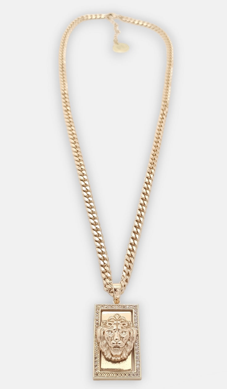 Necklace Lion Crystal
