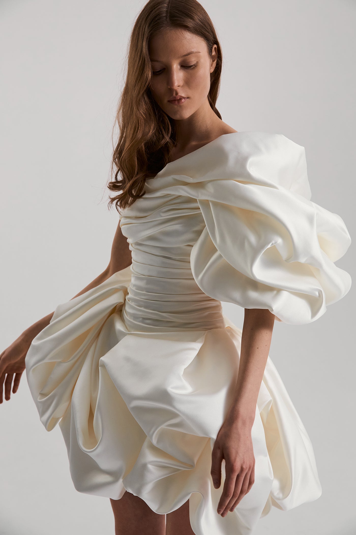 Bisou Dress mini in off white