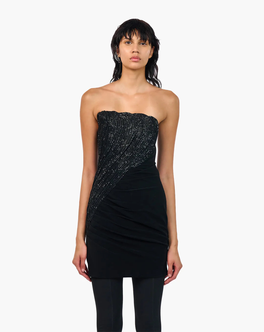 THE NYX SEQUIN SCULPTED DRESS