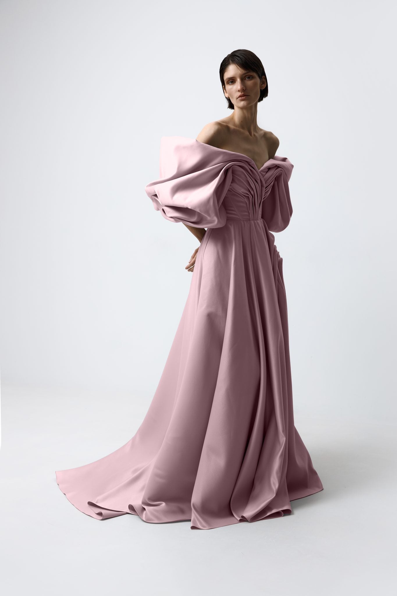 VOLUME SCULPTED DRESS