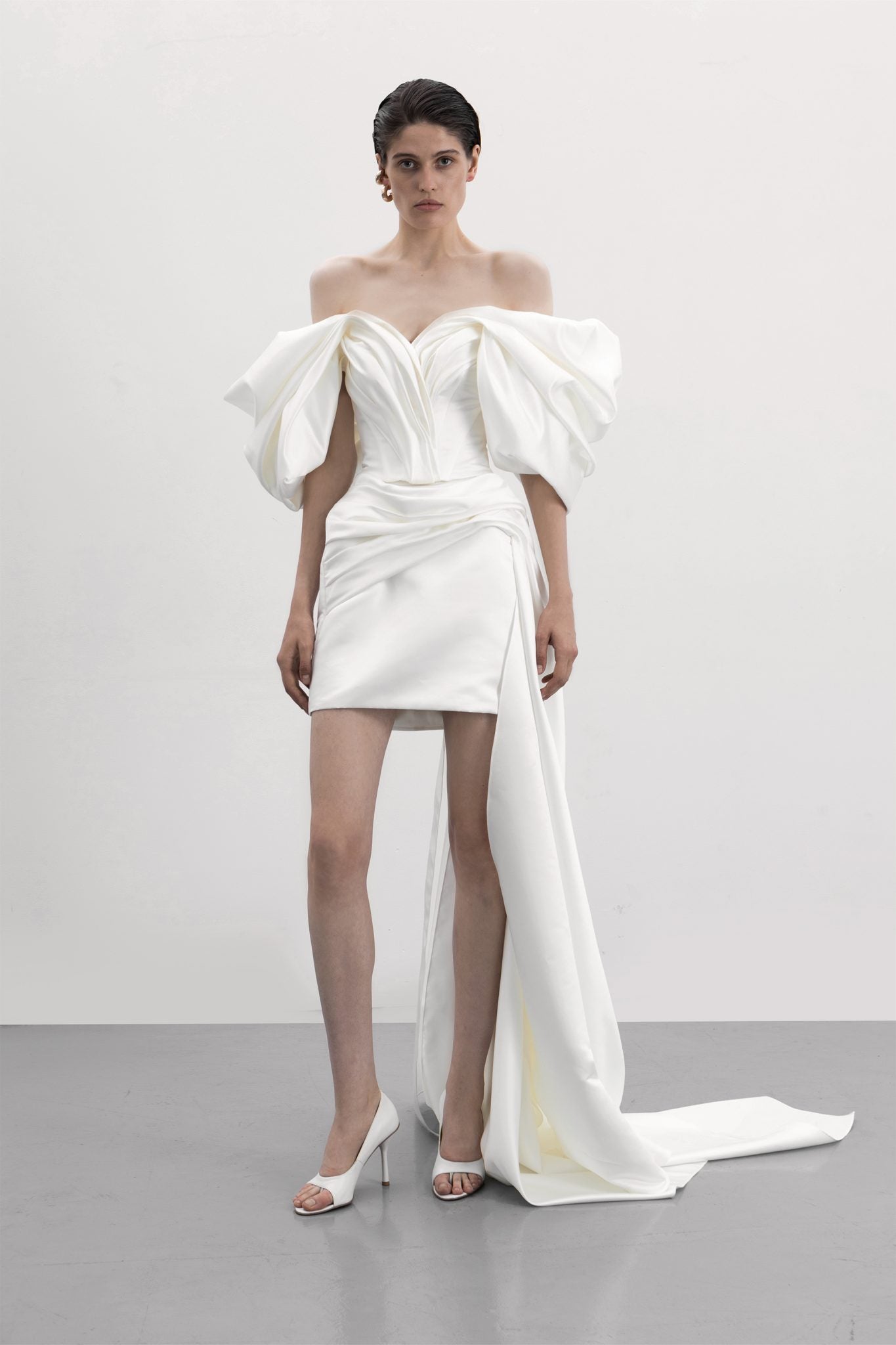 Skirt with draping