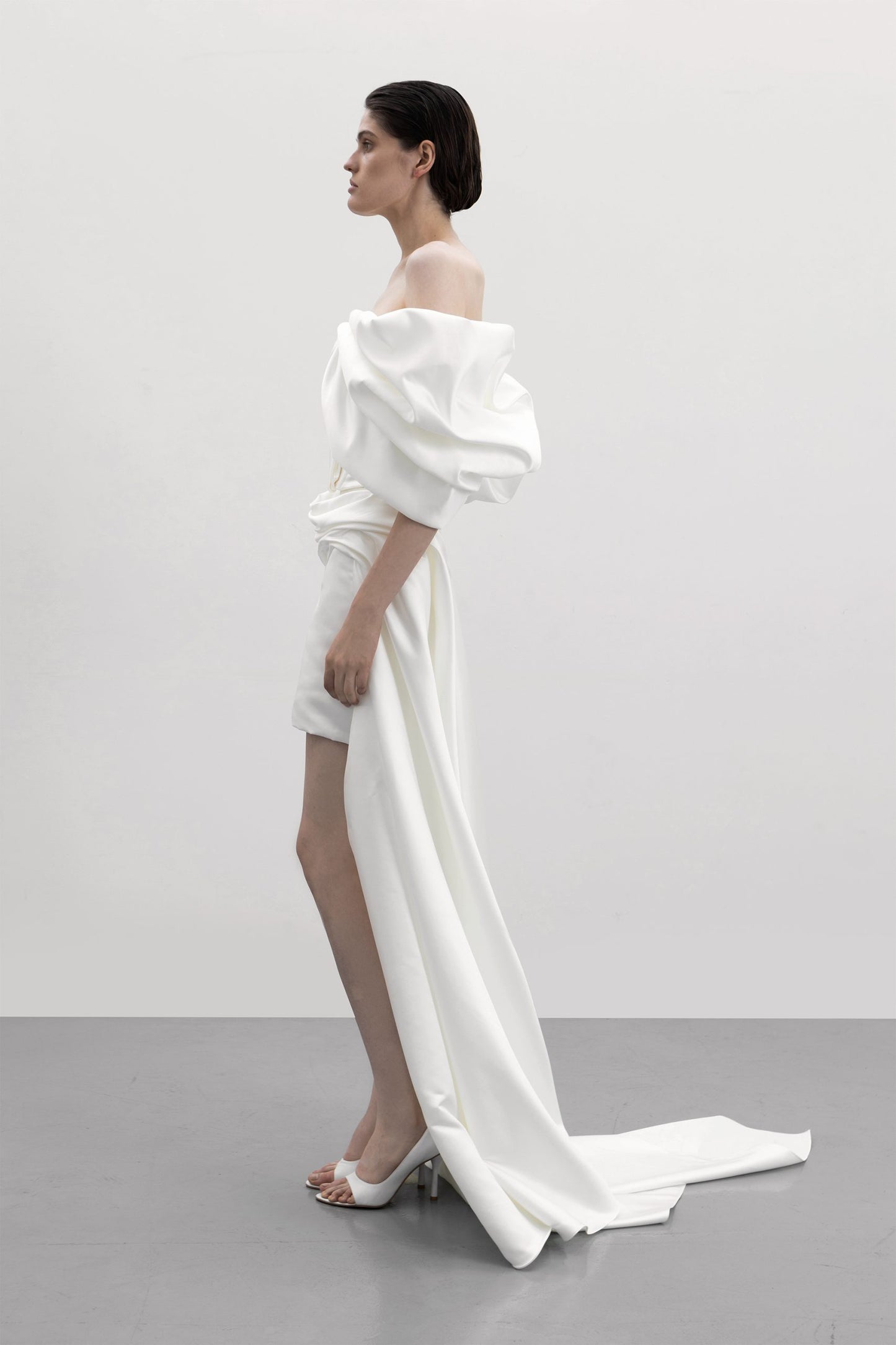Skirt with draping