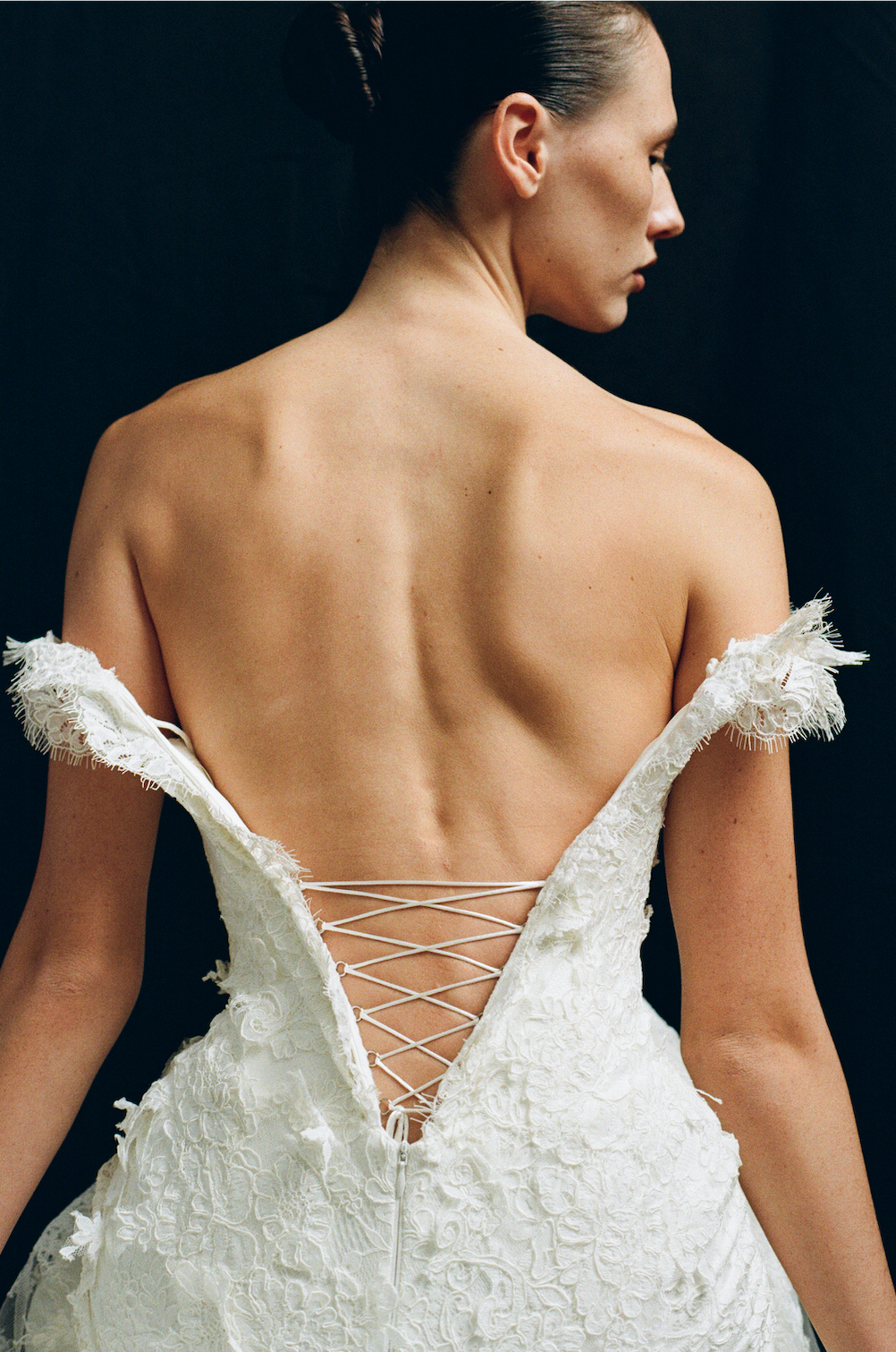 Fleur Antique dress in off white