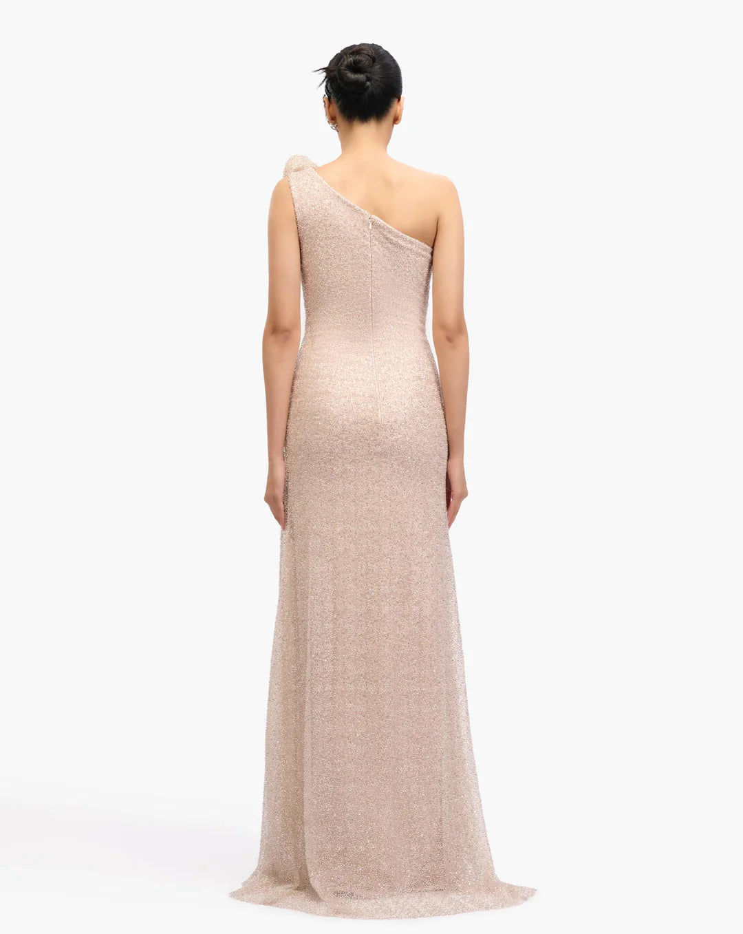 LUNARIS GLISTEN DRAPE GOWN