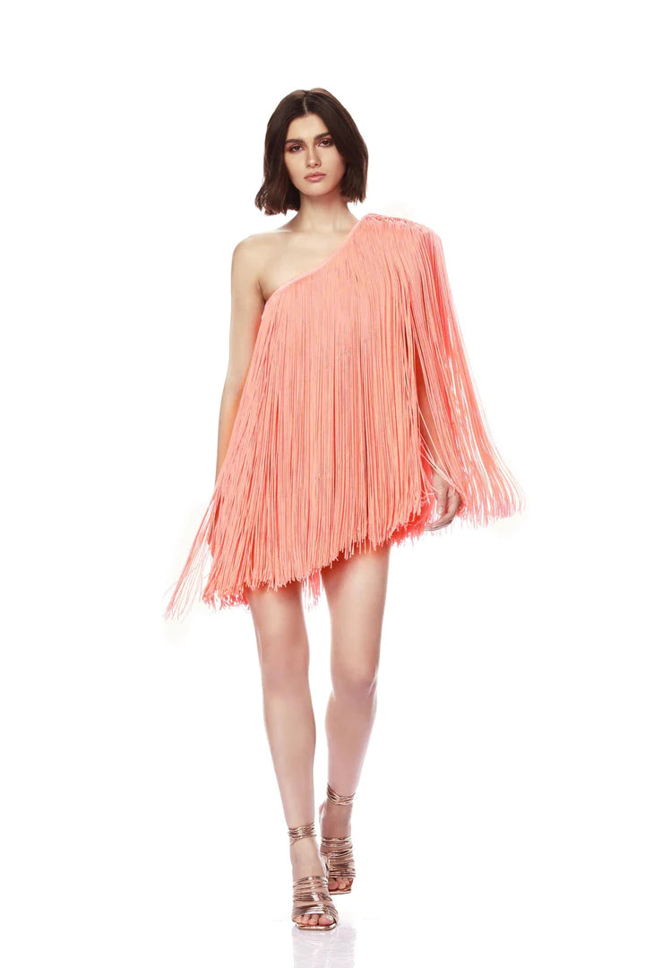 SIERRA LEONE ISSA ONE SLEEVE MINI DRESS