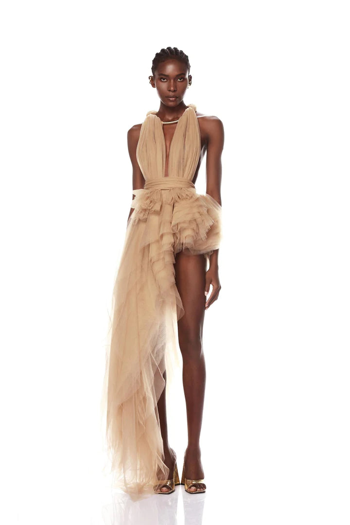 TARAJI CREAM GOWN