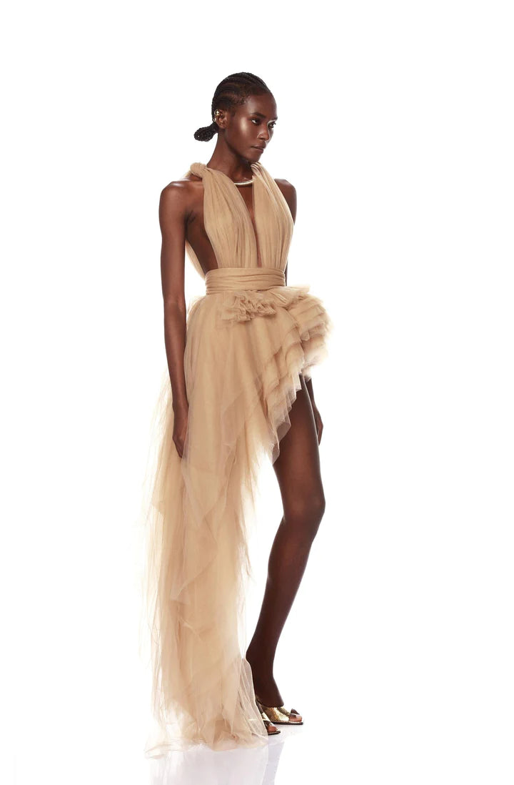 TARAJI CREAM GOWN
