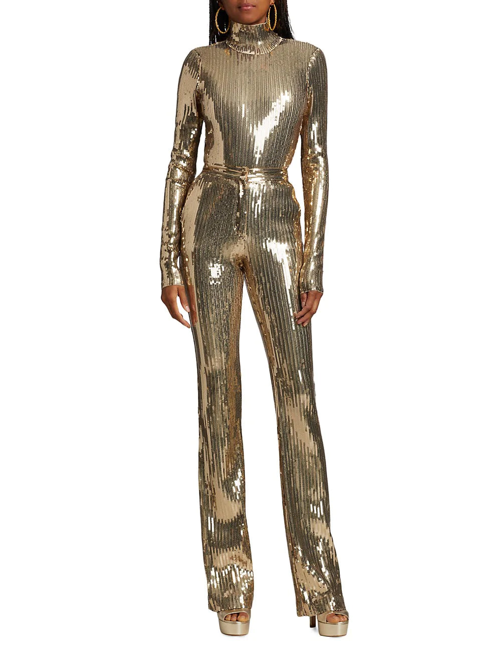 MOCKNECK BODYSUIT WITH CUT OUT BACK DETAIL