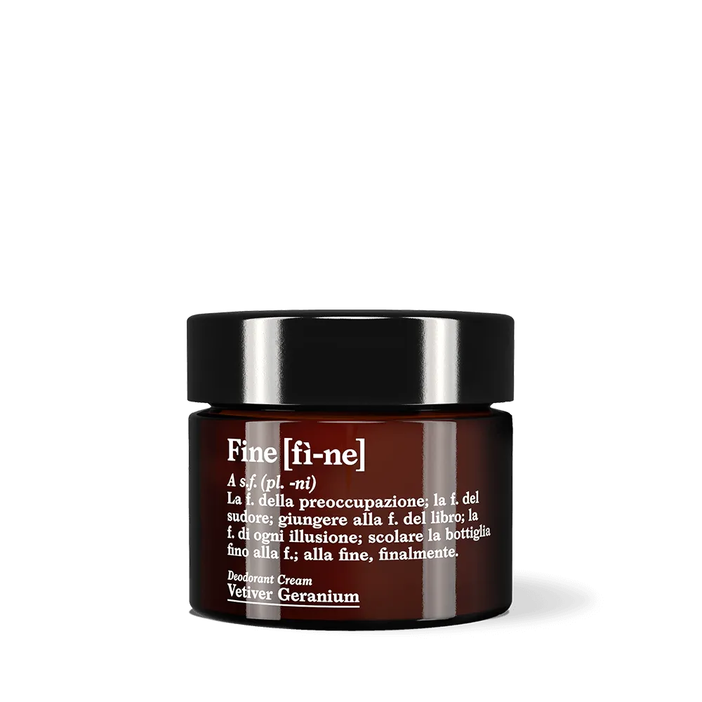 VETIVER GERANIUM DEODORNAT CREAM, GLASS JAR