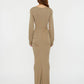 BATEAU DRAPE DISCONNECT DRESS