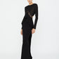 ENDREY DISCONNECT BACK COLUMN DRESS