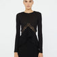 ENDREY DISCONNECT BACK COLUMN DRESS