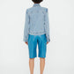 SCULPTURED CORSAGE DENIM JACKET