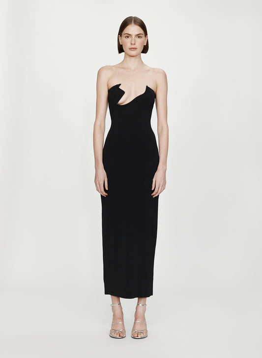 ODESSA ARCED COLUMN KNIT DRESS