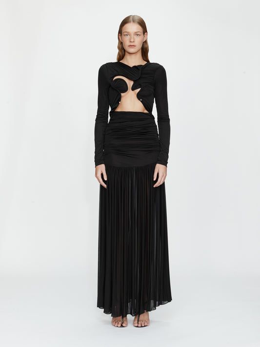 VENUS L/S SLINKY GOWN