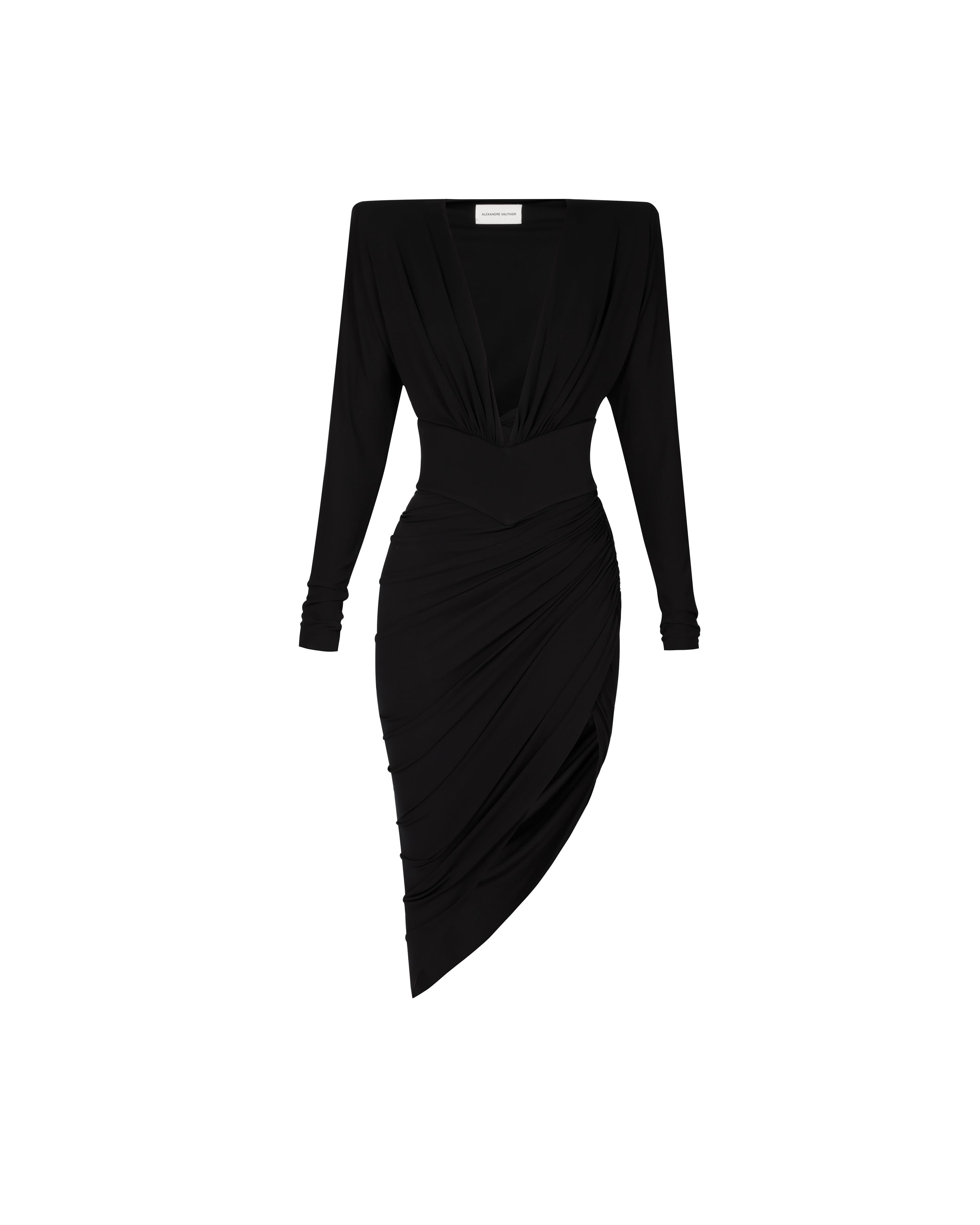 ASYMMETRIC RUCHED MIDI DRESS – THE REBIRTH OF THE PRINCESS