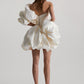 Bisou Dress mini in off white