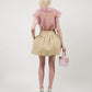 THE ESTE RUFFLE TOP IN ROSE