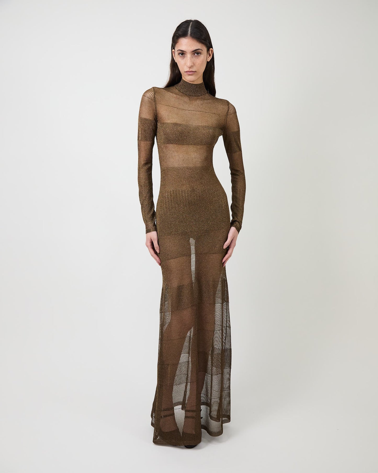 THE JOSEPHINE GOWN IN ULTRA FINE POINTELLE KNIT
