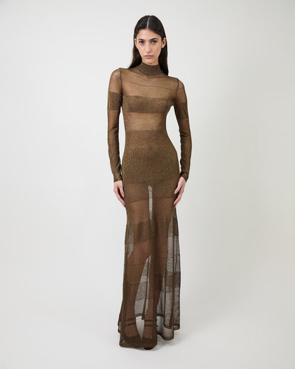 THE JOSEPHINE GOWN IN ULTRA FINE POINTELLE KNIT