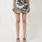 THE AKSEL SKIRT IN GUNMETAL