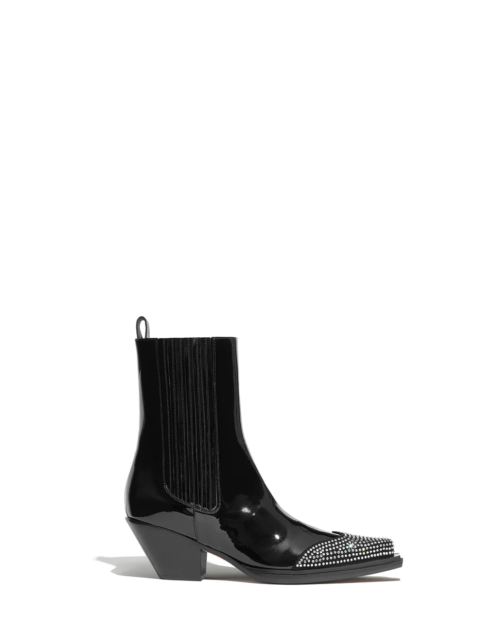 HEDY CRYSTAL BOOTS BLACK