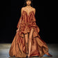 THE ARLENE GOWN IN TERRACOTTA