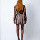 THE JETTE COCKTAIL DRESS IN BROWN