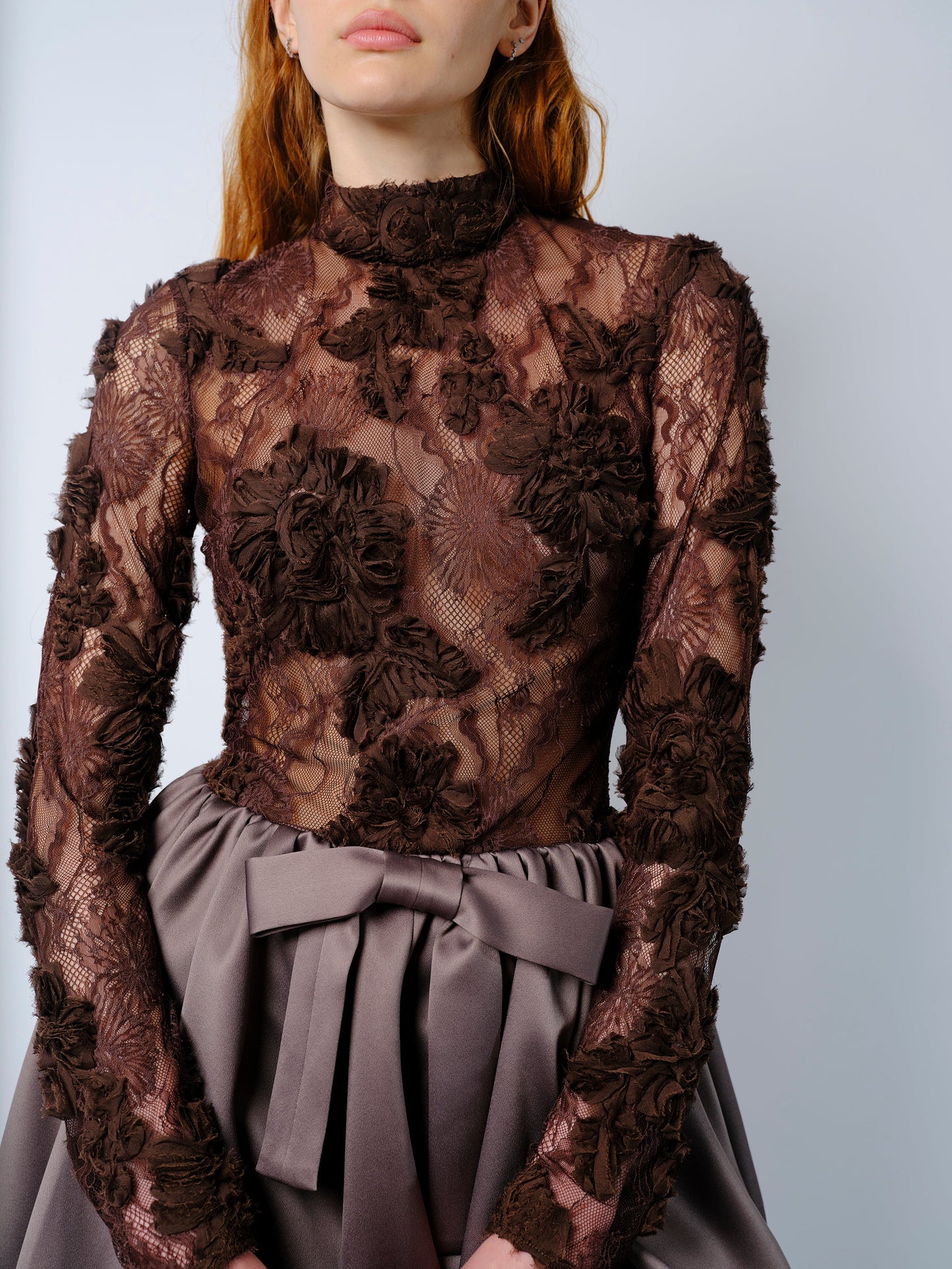 THE JETTE COCKTAIL DRESS IN BROWN