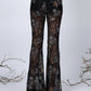 THE LENNON PANTS IN EMBROIDERED LACE
