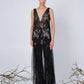 THE ANASTASIA DRESS IN REFLECTIVE ENBROIDERED LACE