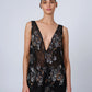 THE ANASTASIA DRESS IN REFLECTIVE ENBROIDERED LACE