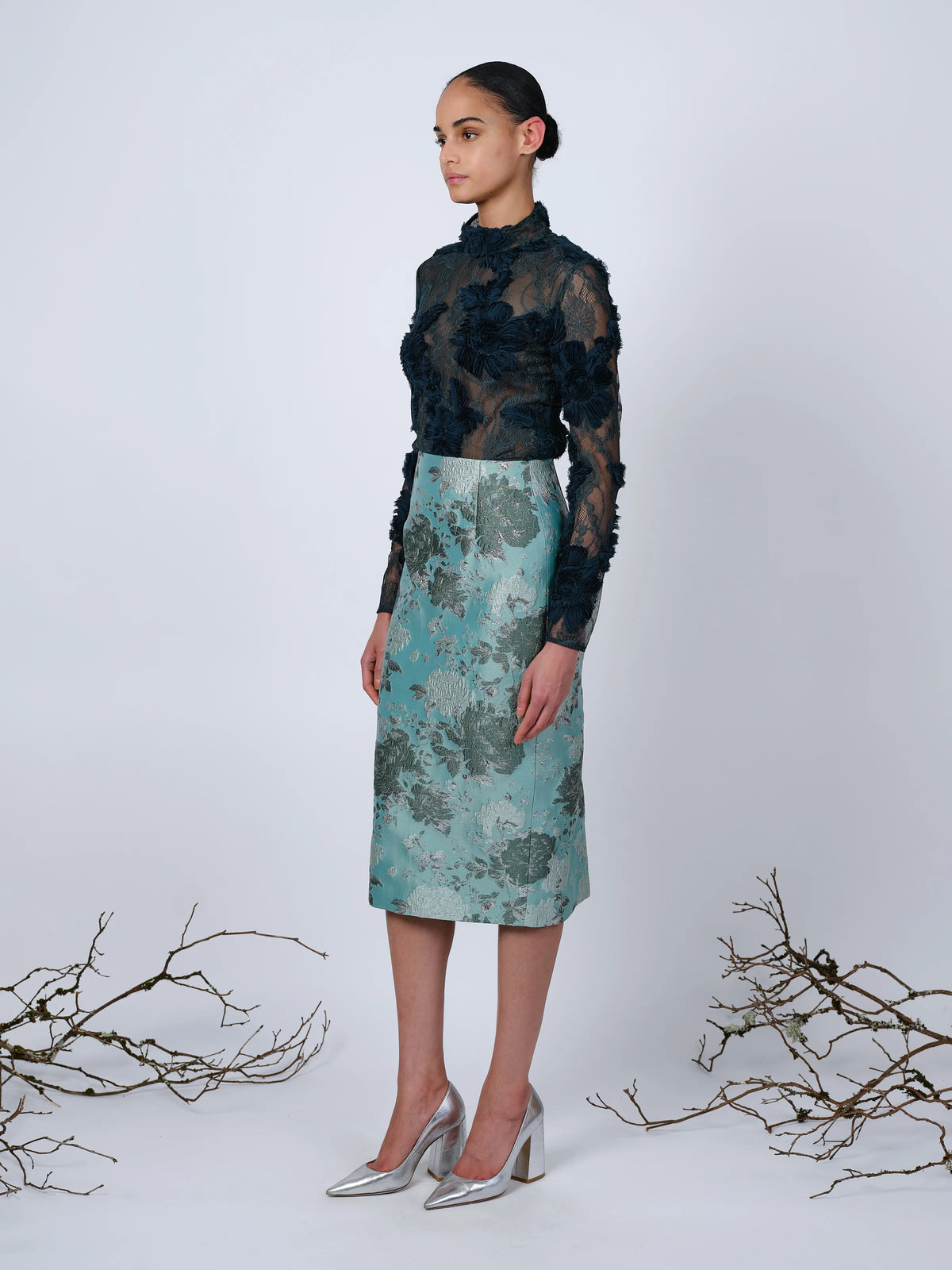 THE FREJA TOP IN TEAL