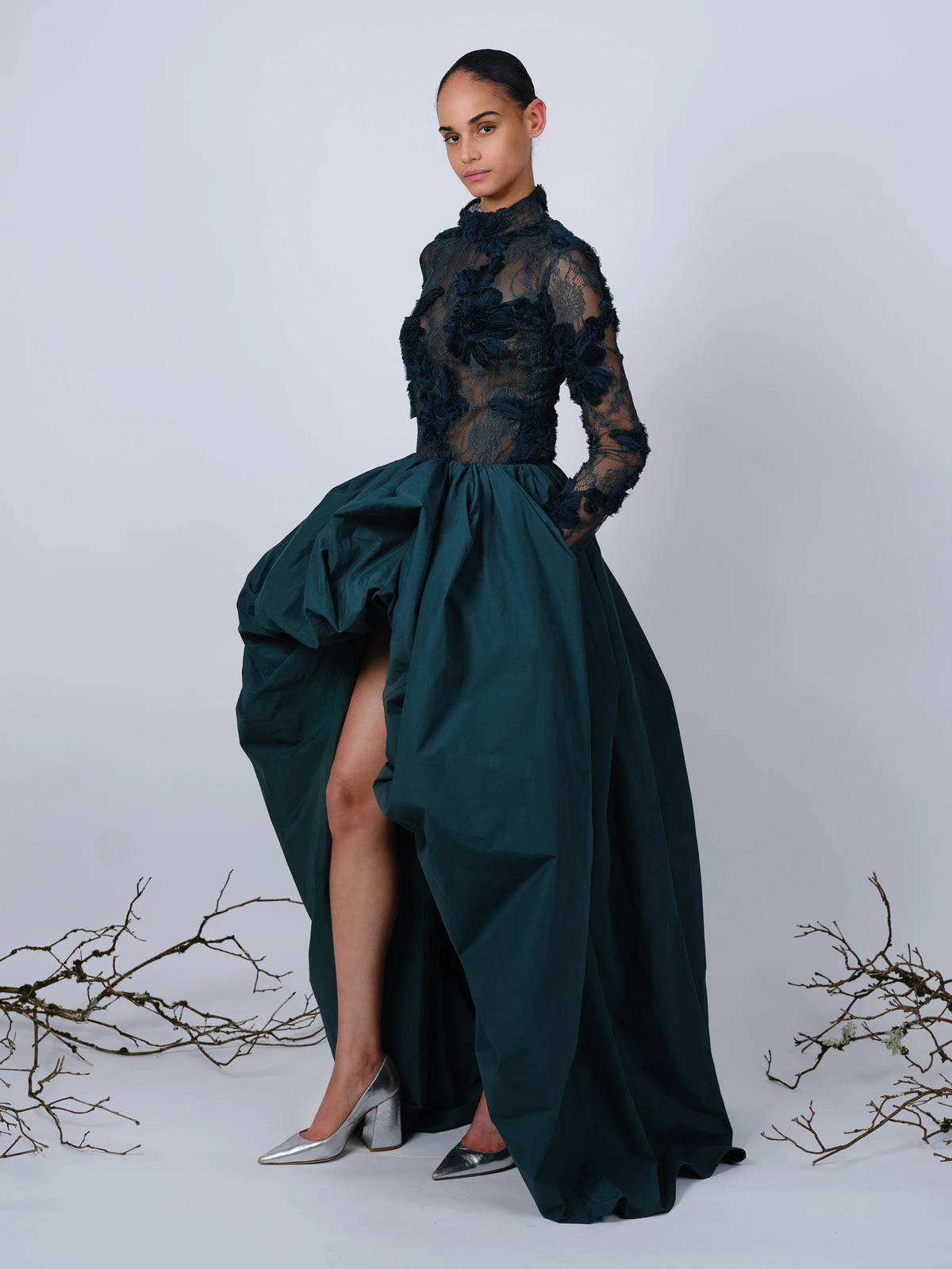 THE JAMI SKIRT IN TEAL