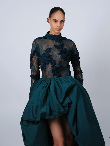 THE JAMI SKIRT IN TEAL