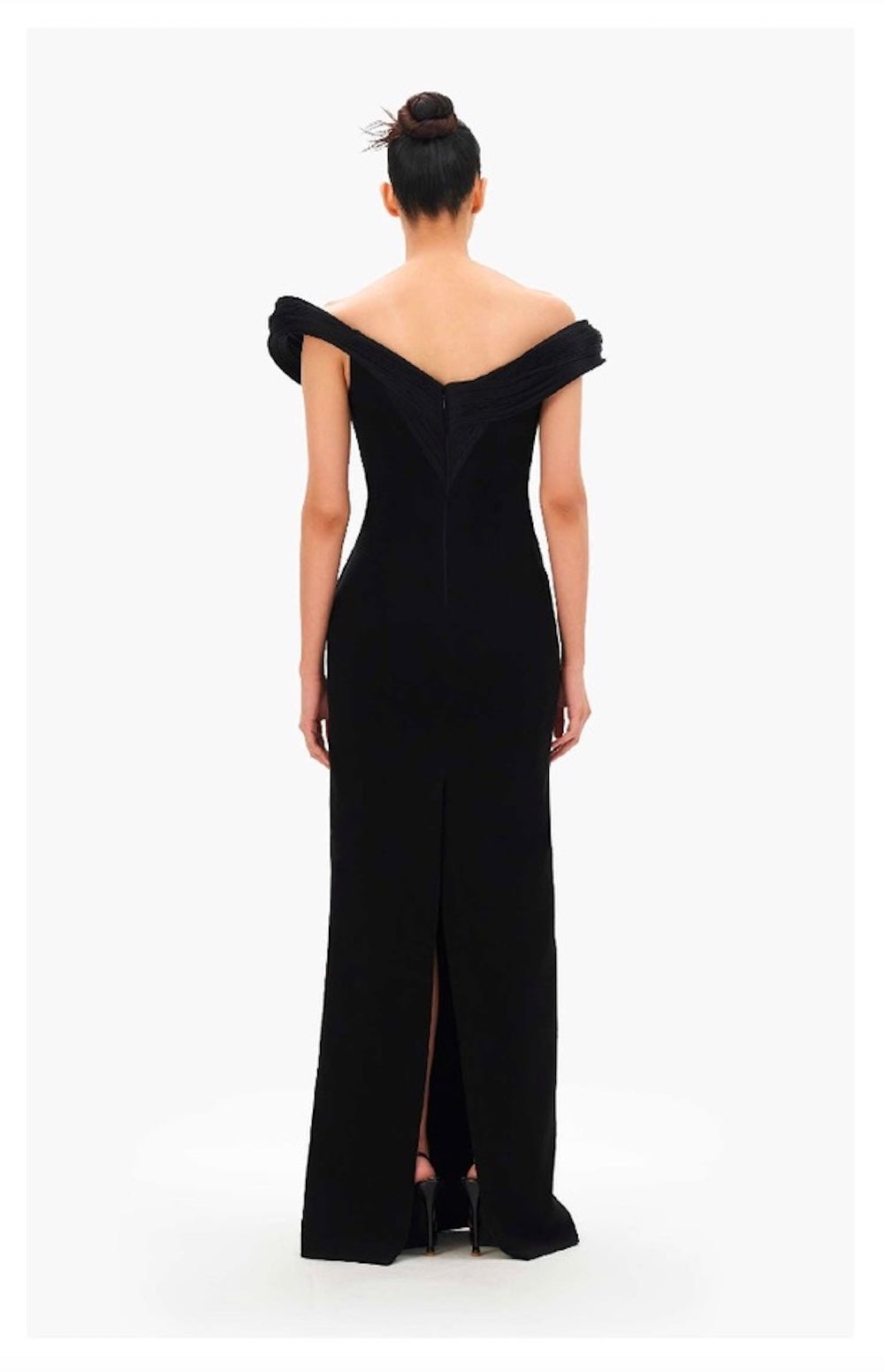 THE ASTRAL SCULPTED OFF-SHOULDER GOWN