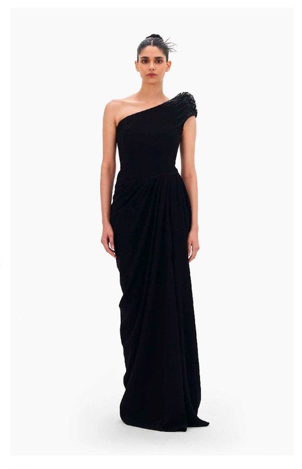 THE CRYSTAL ONE SHOULDER GOWN