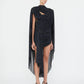 TORRENT DRAPED MINI DRESS