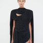 TORRENT DRAPED MINI DRESS