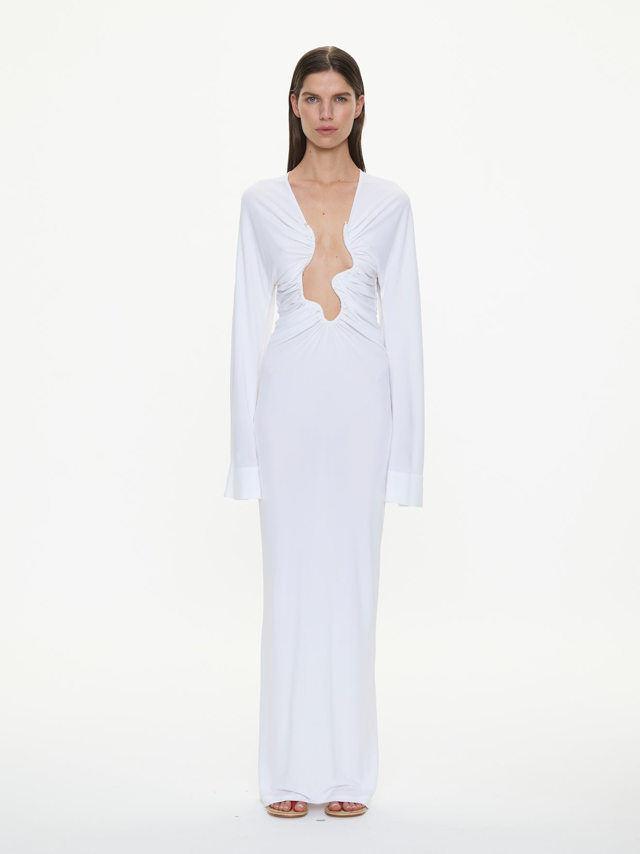 SALACIA RUCHED L/S
DRESS