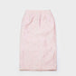 THE CLARISSA PENCIL SKIRT IN PALE PINK BROCADE