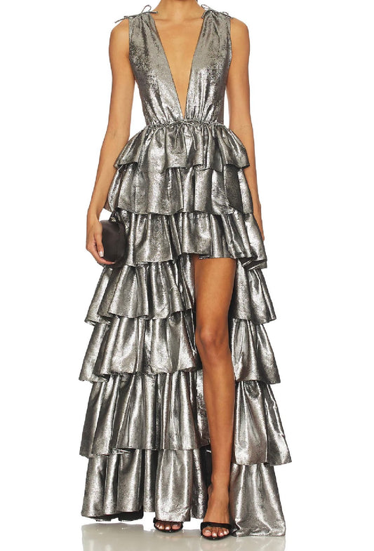 HENRIETTE RUFFLE GOWN