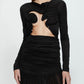 VENUS L/S SLINKY GOWN