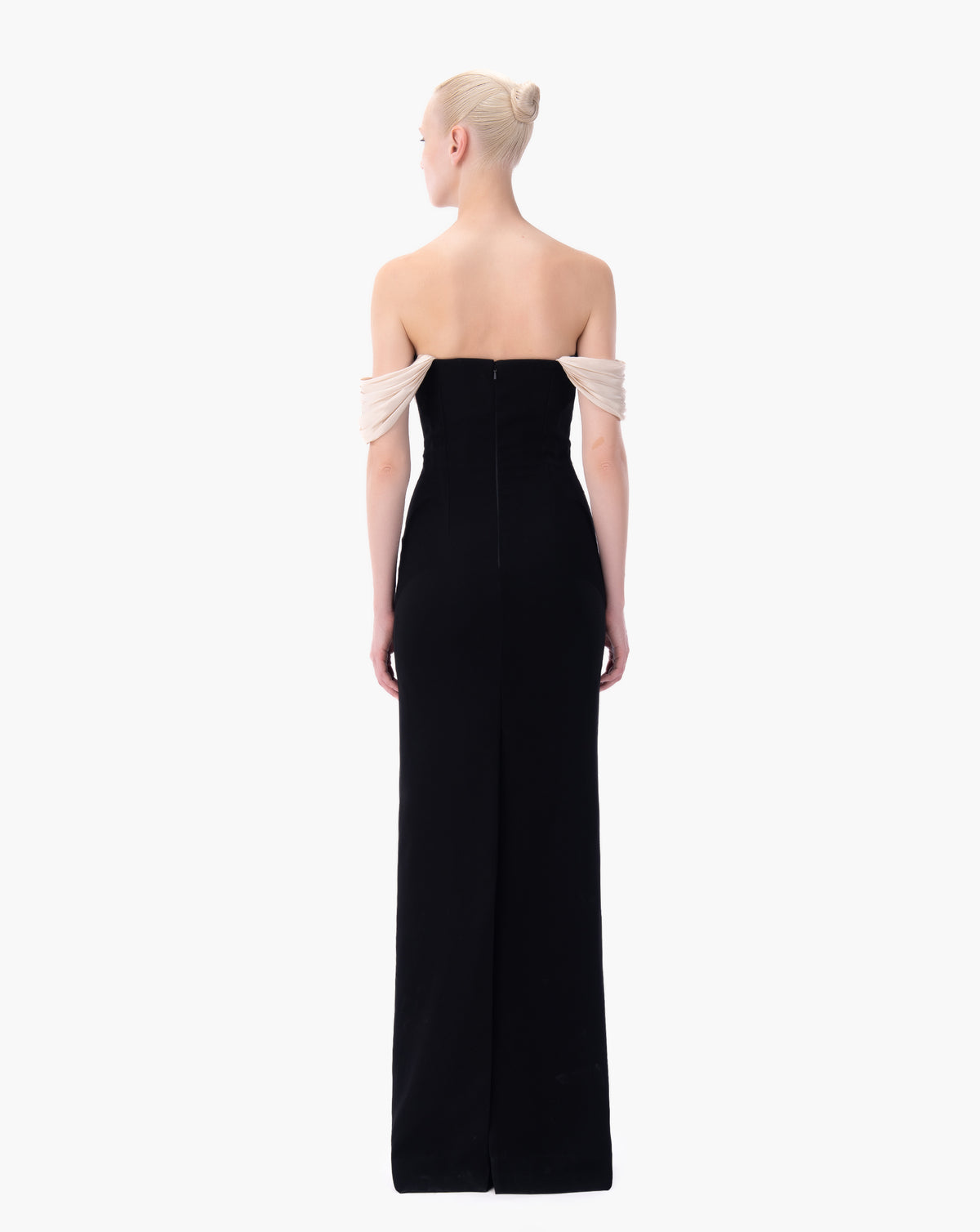 HALO DRAPE COLUMN GOWN