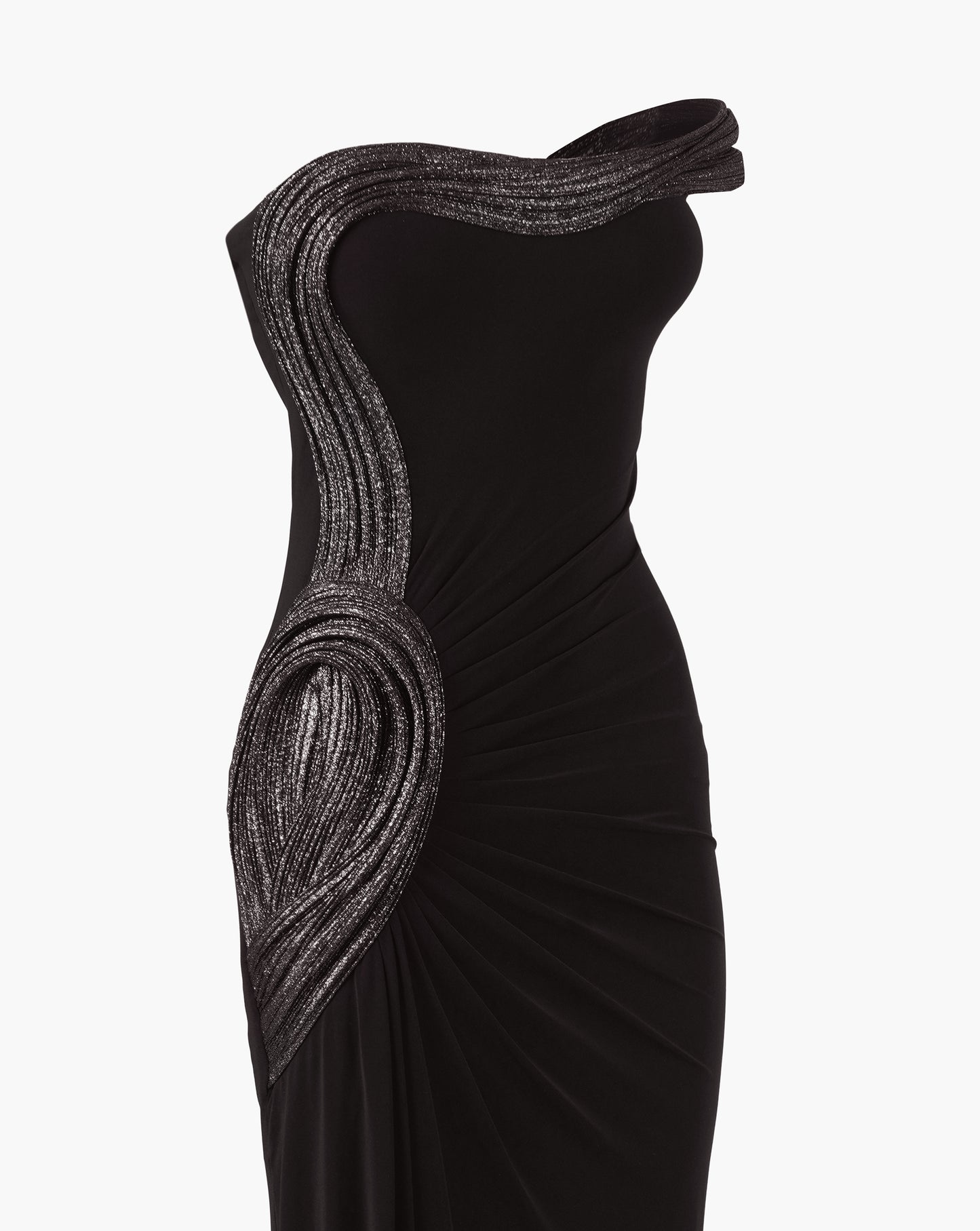 THE AXIS ONE SHOULDER GOWN