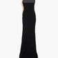 MONOCHROMATIC RUFFLE DRAPE GOWN